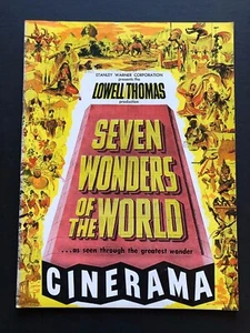 Sieben Weltwunder Original Filmprogramm (1956) - 24 Seiten - 9" x 12"  - Bild 1 von 7