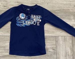 Arizona Jean Co Long Sleeve Henley East League Skull Size 8 - Picture 1 of 3