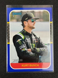 Panini Donruss Racing Kurt Busch 2020 #161 numerado azul paralelo/199 SSP - Imagen 1 de 2