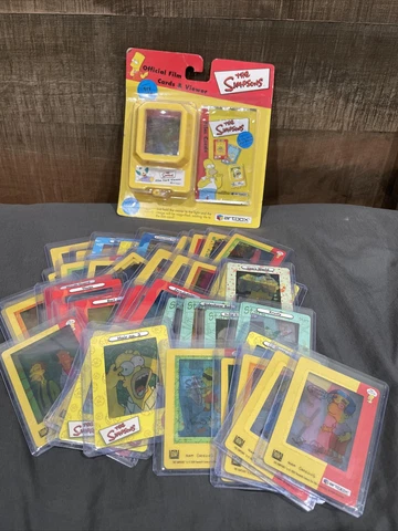 The Simpsons Artbox viewer and Complete 45 Card Set Cover