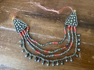 Antica Collana Perline Multi-Stand Yemenita in Filigrana, Gioielli Etnici - Foto 1 di 13