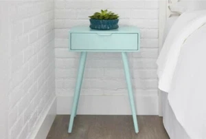 Amerlin 1 Drawer Shadow Wood Nightstand (18 in W. X 26 in H.) by StyleWell - Picture 1 of 7