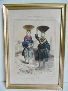 GALÉRIE ARMORICAINE - JEUNES PALUDIÈRES - COSTUME DE TRAVAIL PAR H. LALAISSE - Foto 1 di 8