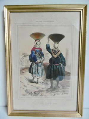 GALÉRIE ARMORICAINE - JEUNES PALUDIÈRES - COSTUME DE TRAVAIL PAR  H. LALAISSE - Photo 1/4