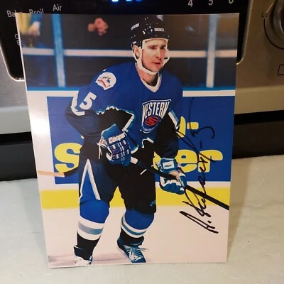 Alexei Kasatonov 1994 Juego Allstar 8X10 Foto Firmada Raro Medallista de Oro Olímpico Foto 1 de 3