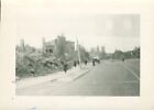 Apr 1946 255th Signal Line Const GI's Aachen Germany Photo bombed street scene
