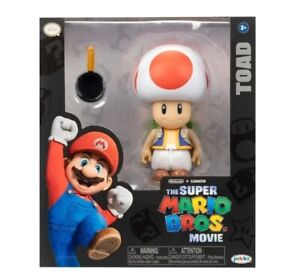 2023 Super Mario Bros Movie 5" Figure Toad Kids Toy Jakks Official Nintendo NEW