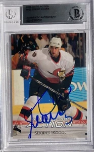 Zdeno Chara signed 2003-04 ITG Action Card BAS Slabbed Autograph COA Bruins - Bild 1 von 2