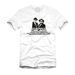 Camiseta Blanca The Blues Brothers - John Belushi & Dan Akroyd - Cool Funny Parody - Imagen 1 de 4
