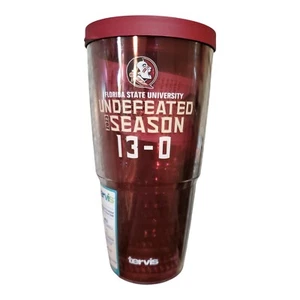 2023 Tervis Florida State University FSU Seminoles FSU Tumbler Travel Cup 24 oz - Picture 1 of 13