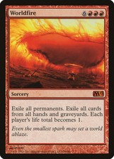 Worldfire Magic 2013 / M13 NM Red Mythic Rare MAGIC GATHERING CARD ABUGames