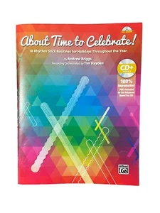Zeit zum Feiern! 18 Rhythm Stick Routinen für den Urlaub Buch & CD Briggs - Bild 1 von 3