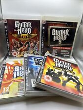 PS3 Guitar Hero, Rock band And Band Hero Games Bundle 