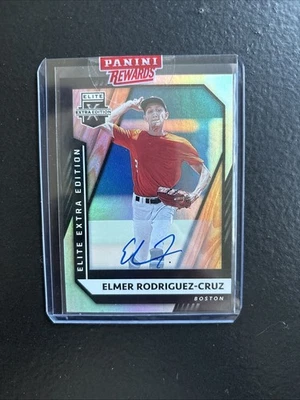 2021 Panini Elite Extra - Elmer Rodriguez-Cruz Holo Auto - Yankees #6 Prospect - Image 1 of 3