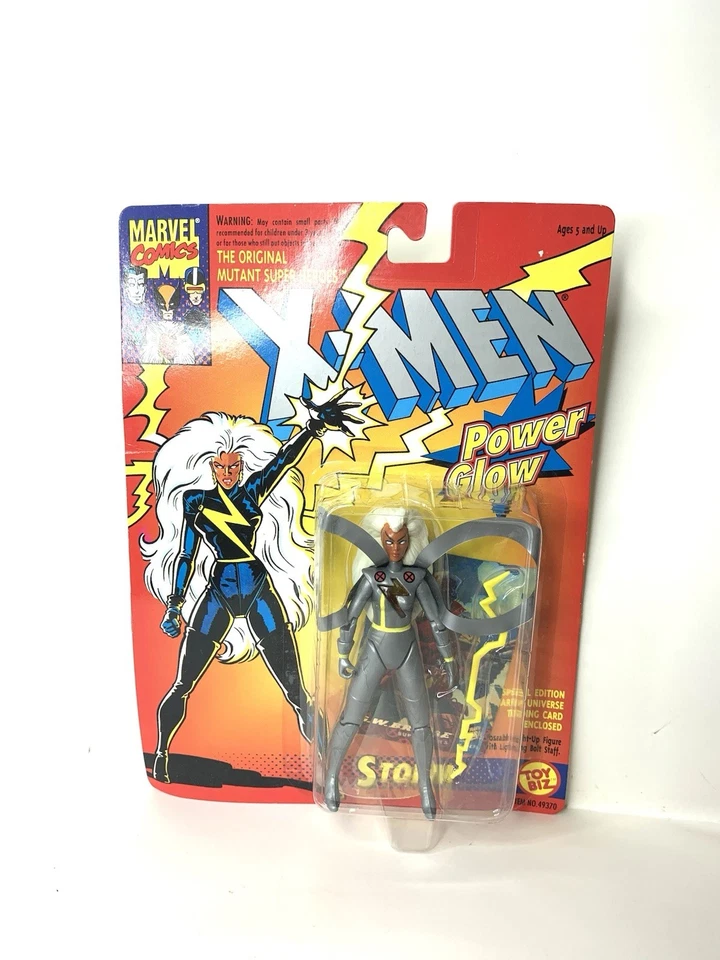 Figura de acción X-Men STORM Marvel Comics Power Glow Toybiz 1993 de colección nueva Foto 1 de 3
