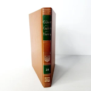Britannica Great Books 28 Gilbert Galileo Harvey Vintage Hardcover History 1982 - Picture 1 of 11
