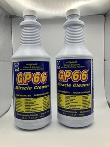 Lot of 2 GP66 Green Miracle Cleaner Super Size 32 oz Eco Friendly Heavy Duty - Picture 1 of 5