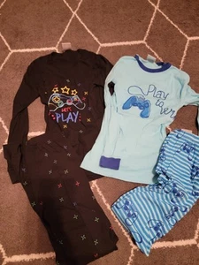2 Pair Boys Gamer Pj's Size 14 - Picture 1 of 3