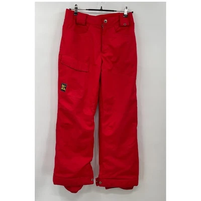 Burton Kids Red Ski Snowboard Pants Size XL EU 148 155 Waterproof Insulated - Image 1 of 4