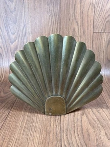 Vintage Pure Brass Seashell Bath Wall Mounted Towel Holder - Picture 1 of 5