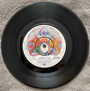 Queen – Somebody To Love / White Man 7in Vinyl Record - Picture 1 of 2