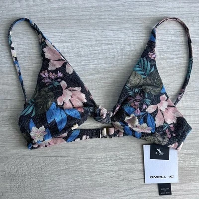 Top de Bikini O'Neill Juniors Matira Estampado Tropical Pismo Nudo Frontal Talla XS Foto 1 de 4
