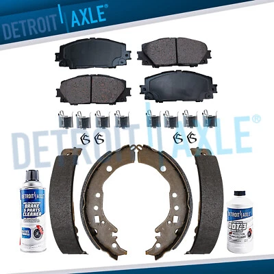 Передние керамические тормозные колодки с оборудованием задние тормозные колодки для Toyota Prius C Scion iQ - Изображение 1 из 4