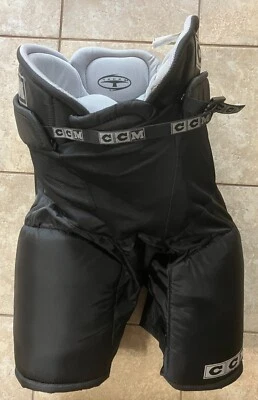 CCM Grande Senior 34"-36" Hockey Breezers-652 Tachuelas-Negro y Plateado-Excelente Estado Foto 1 de 4