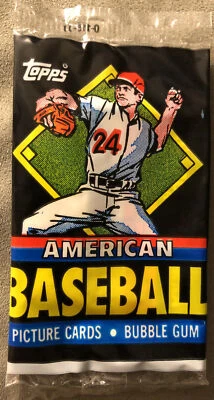 1988 Topps Reino Unido Minis American Baseball Pack Ruben Sierra Rangers Bob Boone Angels Foto 1 de 2