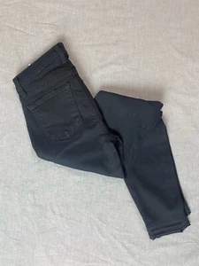 JBrand Black Mid Rise Cropped Capri Jeans Raw Hem Exposure Women's 29 - Picture 1 of 7