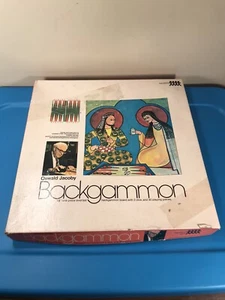 Vintage 1973 Oswald Jacoby Backgammon Board Game - PRESSMAN - Picture 1 of 6