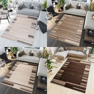 Teppich Kurzflor Modern Design Streifen Gestreift Meliert Verwischt Wohnzimmer - Bild 1 von 29