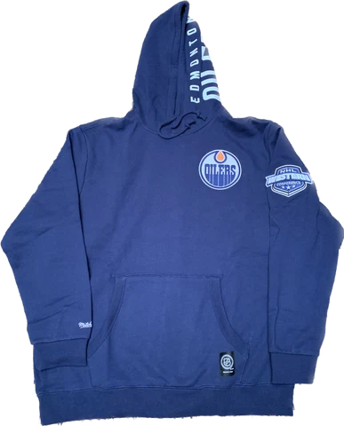 Edmonton Oilers Mitchell & Ness City Collection Pullover Fleece Hoodie NHL Cover