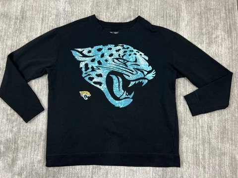 Jacksonville Jaguars Sweatshirt Mens 2XL Logo Pullover NFL Team Apparel Cover