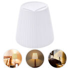  Lampshade Replacement Clip on Light Bulb Covers Pleated Fabric Floor