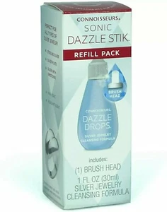 Kenner Sonic Dazzle Stik Ersatzbürstenkopf Silber Formel Nachfüllpack - Bild 1 von 6