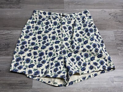 Pantalones Cortos Vaqueros Mamá Vintage The Limited Tiro Alto Floral Denim Talla 16 Hechos en EE. UU. Foto 1 de 4