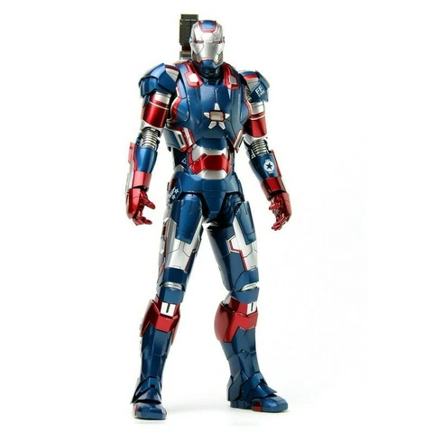 New HC 1/6 IRON MAN Patriot PVC Action Figure 12in Toy Box Set Cover