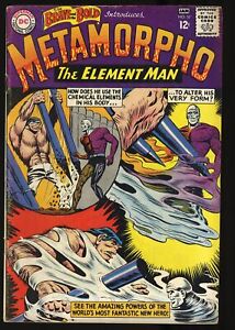 Brave And The Bold #57 FN 6.0 1st Appearance Metamorpho! Fradon/Paris Cover!