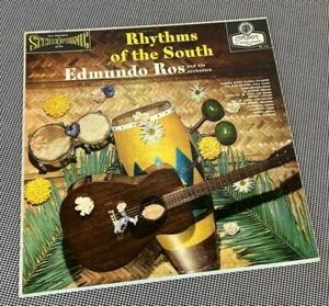 EDMUNDO ROS & ORCHESTRA - RHYTHMS OF SOUTH - 1958 LONDON VINYL LP (TB-180) - Picture 1 of 3