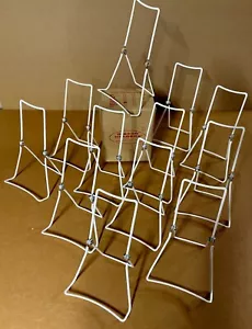 (12) Adjustable Wire Display Easels 3.75"w x 8"h - Picture 1 of 1