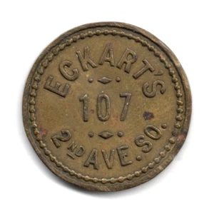 ECKART’S • GOOD FOR 5¢ IN TRADE • SEATTLE, WASHINGTON, WA. • TC-3968 - Picture 1 of 2