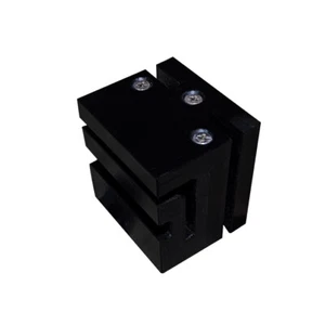 Superior Black Nylon Block (Two Piece) for Sliding Gate with Angle or Z - Picture 1 of 1