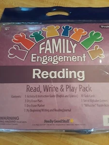 Really Good Stuff Family Engagement Reading, Write, and Play Pack PRE K And 2 - Picture 1 of 24