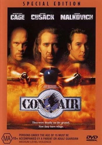 Con Air Nicholas Cage Classic DVD R4 BRAND NEW/SEALED - image 1 of 1