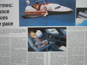 11/1985 ARTIKEL 4 SEITEN HERMES SPACEPLANE SPACE SPACE CNES ESA ASSAULT - Bild 1 von 2