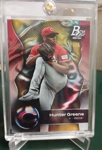 2023 Bowman Platinum Baseball Hunter Greene Cincinnati Reds Foilfractor #1/1 - Picture 1 of 5