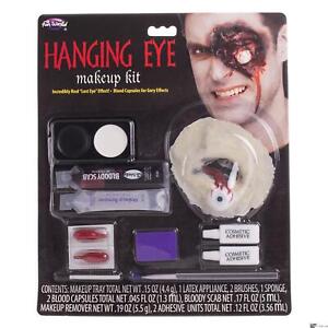 FX Hanging Eye Makeup 11pc Special Effects Kit, .34 oz, Red Pink White