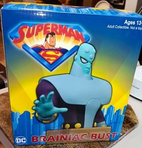 Superman Animated Series BRAINIAC 6" Resin Bust Diamond Select 146 of 3000 NEW! - Picture 1 of 4