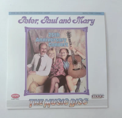 LASERDISC Peter Paul and Mary 25th Anniversary Concert Laserdisc - Image 1 of 3
